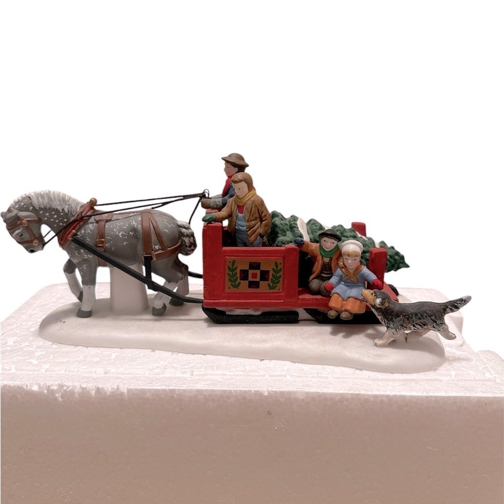 Dept 56 Heritage Village Series Over the River & Through the Woods 56545 retired